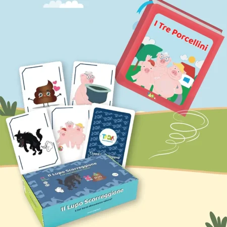 Pacchetto I Tre Porcellini  & il gioco del Lupo Scorreggione